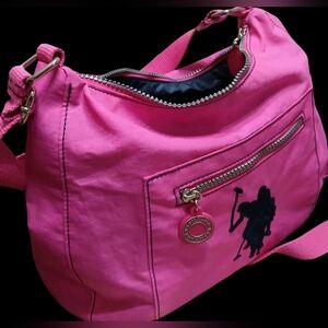 Shoulder/crossbody Bag US Polo ASSN (HOT PINK) Large